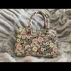 Karl Lagerfeld Floral Purse with shoulder strap.